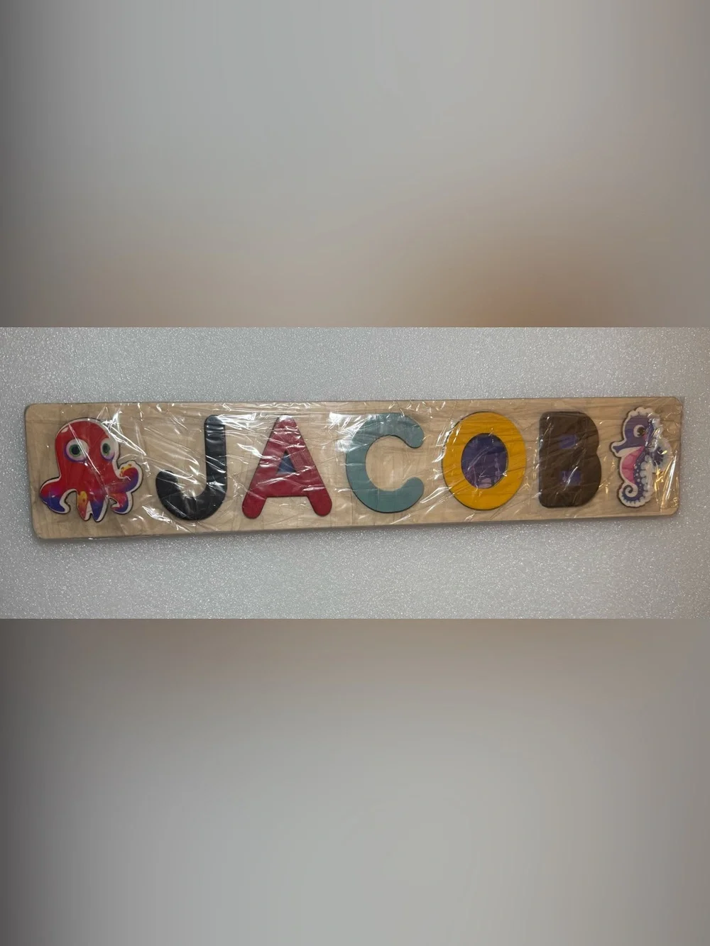 Personalized Double sided Wooden Name Puzzle 
